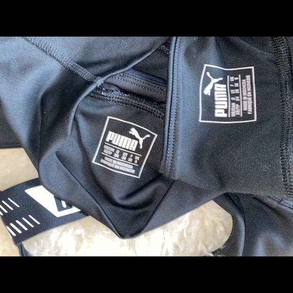 PUMA Black Crop Top Biker Short Set Size XS - Picture 7 of 7